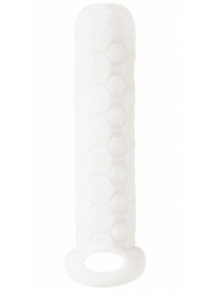 Белый фаллоудлинитель Homme Long - 13,5 см. - Lola Games - в Армавире купить с доставкой