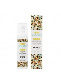 Разогревающее массажное масло с ароматом пина колада Gourmet Pina Colada - 50 мл. - Exsens - купить с доставкой в Армавире