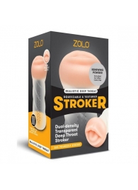 Мастурбатор-ротик ZOLO DEEP THROAT - Zolo - в Армавире купить с доставкой