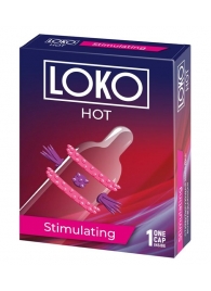 Стимулирующая насадка на пенис LOKO HOT с возбуждающим эффектом - Sitabella - в Армавире купить с доставкой