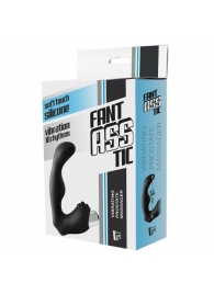 Черный вибромассажер простаты FantASStic Vibrating Prostate Massager - 11,3 см. - Dream Toys - в Армавире купить с доставкой