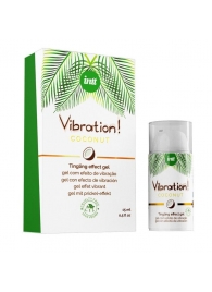 Возбуждающий гель с ароматом кокоса Vibration Coconut - 15 мл. - INTT - купить с доставкой в Армавире