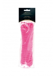 Розовая веревка для связывания Sweet Caress Rope - 10 метров - Sweet Caress - купить с доставкой в Армавире