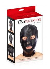 Маска-шлем с прорезями для глаз и рта - Fetish Tentation - купить с доставкой в Армавире