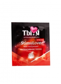 Разогревающий гель-лубрикант Stimulove Strong в одноразовой упаковке - 4 гр. - Биоритм - купить с доставкой в Армавире