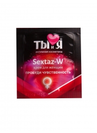 Возбуждающий крем для женщин Sextaz-W в одноразовой упаковке - 1,5 гр. - Биоритм - купить с доставкой в Армавире