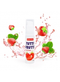 Гель-смазка Tutti-frutti с земляничным вкусом - 30 гр. - Биоритм - купить с доставкой в Армавире