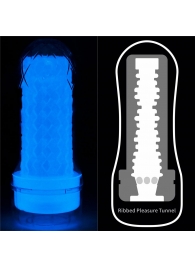 Светящийся в темноте мастурбатор Lumino Play Masturbator Ribbed - Lovetoy - в Армавире купить с доставкой