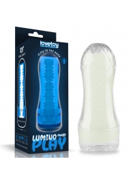 Светящийся в темноте мастурбатор Lumino Play Masturbator Ribbed - Lovetoy - в Армавире купить с доставкой