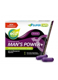 Возбуждающее средство для мужчин Mans Power plus - 10 капсул (0,35 гр.) +1 в подарок - SuperCaps - купить с доставкой в Армавире