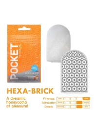 Карманный мастурбатор HEXA-BRICK - Tenga - в Армавире купить с доставкой