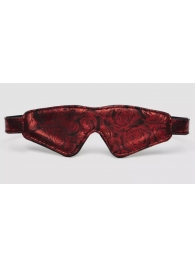 Двусторонняя красно-черная маска на глаза Reversible Faux Leather Blindfold - Fifty Shades of Grey - купить с доставкой в Армавире