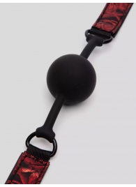 Кляп-шар на двусторонних ремешках Reversible Silicone Ball Gag - Fifty Shades of Grey - купить с доставкой в Армавире