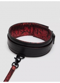 Стильный ошейник с поводком Reversible Faux Leather Collar and Lead - Fifty Shades of Grey - купить с доставкой в Армавире