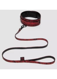 Стильный ошейник с поводком Reversible Faux Leather Collar and Lead - Fifty Shades of Grey - купить с доставкой в Армавире