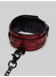 Красно-черные оковы Reversible Faux Leather Ankle Cuffs - Fifty Shades of Grey - купить с доставкой в Армавире