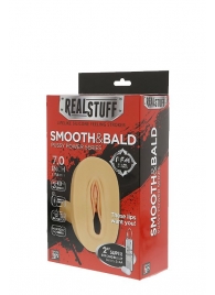 Мастурбатор-вагина с вибрацией и выносным пультом управления REALSTUFF SMOOTH   BALD - Dream Toys - в Армавире купить с доставкой