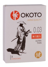 Ультратонкие презервативы OKOTO Ultra Thin - 3 шт. - Sitabella - купить с доставкой в Армавире