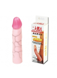 Удлиняющая насадка на пенис Deep Love - 21,5 см. - Baile - в Армавире купить с доставкой