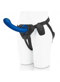 Синяя насадка Remote Control P-Spot G-Spot с черными трусиками - 20 см. - Pegasus - купить с доставкой в Армавире