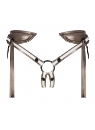 Бронзовый пояс для насадок Desirous Harness - Strap-on-me - купить с доставкой в Армавире