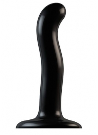 Черный фаллоимитатор-насадка Strap-On-Me P G spot Dildo size S - 16,4 см. - Strap-on-me - купить с доставкой в Армавире