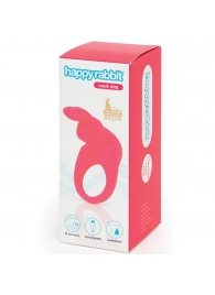 Розовое эрекционное виброкольцо Happy Rabbit Rechargeable Rabbit Cock Ring - Happy Rabbit - в Армавире купить с доставкой