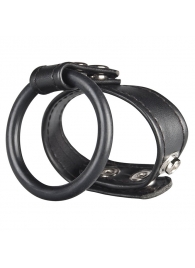 Двойное кольцо выносливости на пенис DUAL STAMINA RING - BlueLine - в Армавире купить с доставкой