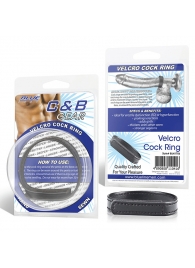 Кольцо на пенис из искусственной кожи на липучке VELCRO COCK RING - 5 см. - BlueLine - в Армавире купить с доставкой