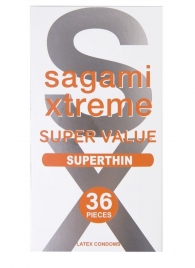 Ультратонкие презервативы Sagami Xtreme Superthin - 36 шт. - Sagami - купить с доставкой в Армавире