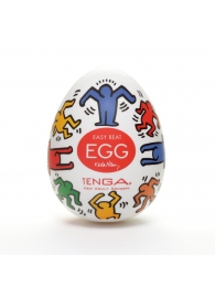 Мастурбатор-яйцо Keith Haring EGG DANCE - Tenga - в Армавире купить с доставкой
