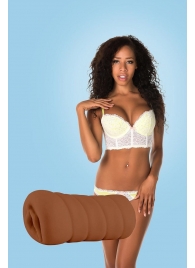 Коричневый мастурбатор-вагина BRIANNA - Dream Toys - в Армавире купить с доставкой