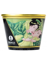 Массажная свеча Exotic Green Tea с ароматом зелёного чая - 170 мл. - Shunga - купить с доставкой в Армавире