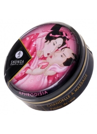 Массажная свеча Rose Petals с ароматом розы - 30 мл. - Shunga - купить с доставкой в Армавире