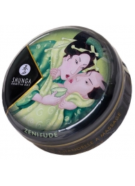 Массажная свеча Exotic Green Tea с ароматом зелёного чая - 30 мл. - Shunga - купить с доставкой в Армавире