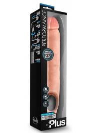 Телесная насадка-удлинитель 11.5 Inch Silicone Cock Sheath Penis Extender - 29,2 см. - Blush Novelties - в Армавире купить с доставкой