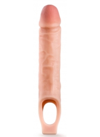 Телесная насадка на пенис 10 Inch Cock Sheath Extender - 25 см. - Blush Novelties - в Армавире купить с доставкой