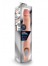 Телесная насадка на пенис 11.5 Inch Cock Sheath Penis Extender - 29,2 см. - Blush Novelties - в Армавире купить с доставкой