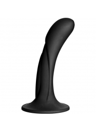 Черная изогнутая насадка Vac-U-Lock G-Spot - 16,5 см. - Doc Johnson - купить с доставкой в Армавире
