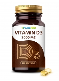 Пищевая добавка SuperCaps VITAMIN D3 2000 ME - 120 капсул - SuperCaps - купить с доставкой в Армавире