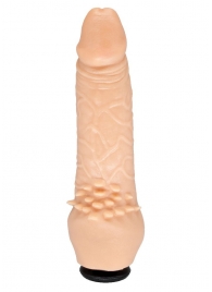 Телесная насадка-фаллос с шипами для массажа клитора - 17,8 см. - LOVETOY (А-Полимер) - купить с доставкой в Армавире