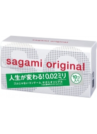 Ультратонкие презервативы Sagami Original 0.02 - 10 шт. - Sagami - купить с доставкой в Армавире
