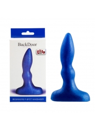 Синий анальный стимулятор Beginners p-spot massager - 11 см. - Lola Games - в Армавире купить с доставкой