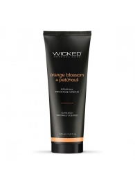 Массажный легкий крем WICKED Orange Blossom plus Patchouli - 120 мл. - Wicked - купить с доставкой в Армавире