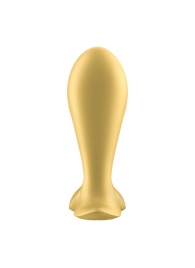 Золотистый анальный вибростимулятор Intensity Plug - Satisfyer - в Армавире купить с доставкой