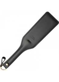 Черная кожаная шлепалка SitaBlack - 30 см. - Sitabella - купить с доставкой в Армавире