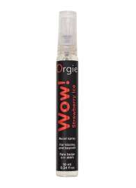 Оральный спрей ORGIE Wow! Strawberry Ice Blowjob Spray с охлаждающим и возбуждающим эффектом - 10 мл. - ORGIE - купить с доставкой в Армавире