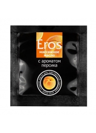 Саше массажного масла Eros exotic с ароматом персика - 4 гр. - Биоритм - купить с доставкой в Армавире