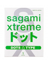 Презерватив Sagami Xtreme Type-E с точками - 1 шт. - Sagami - купить с доставкой в Армавире