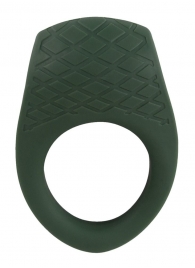 Зеленое эрекционное виброкольцо Luxurious Vibro Cock Ring - Orion - в Армавире купить с доставкой